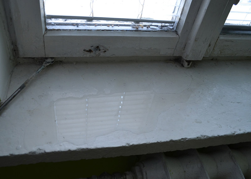 Old leaky window